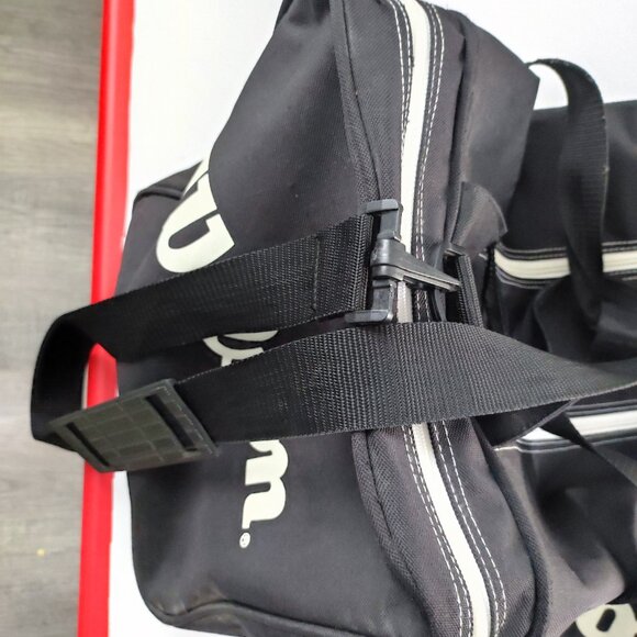 Wilson duffel bag black L 23" / W 11" / H 11" hand & shoulder straps - Picture 10 of 13